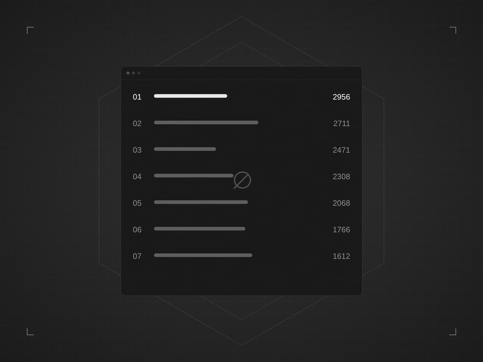 VEX match results and leaderboard screen